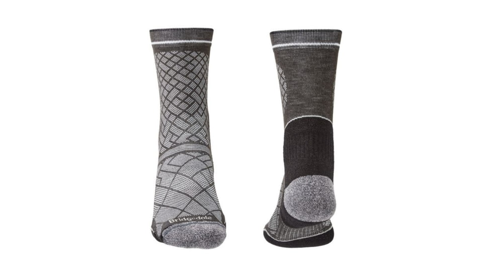 Bridgedale Hike Ultralight Coolmax Performance Boot Socks - Mens, Black, Large, 710134-818-L