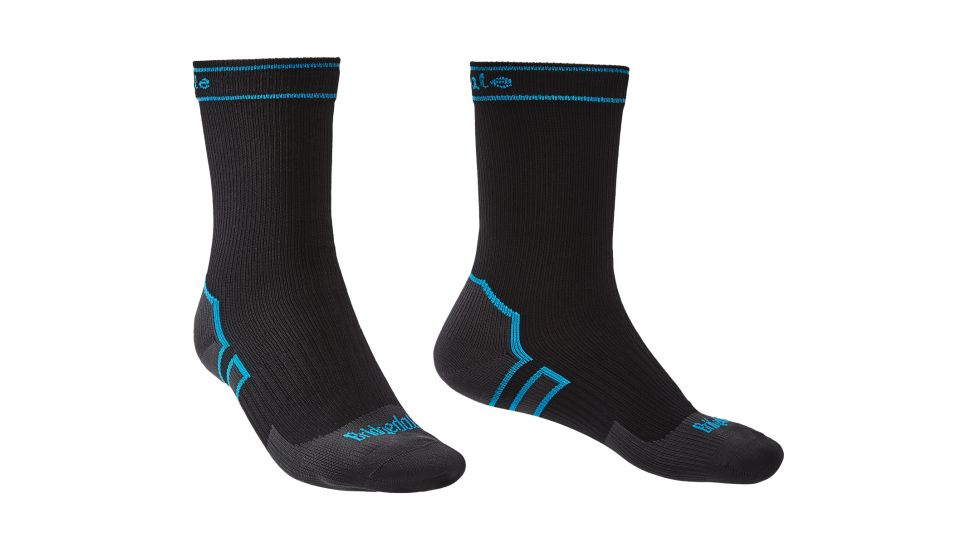 Bridgedale Midweight Boot Socks - Mens, Black/Blue, Medium, 710087-845-M