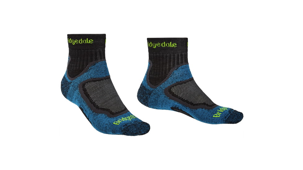 Bridgedale Trailsport Lightweight T2 Merino Cool Comfort 3/4 Crew Socks - Mens, Blue, Medium, 710182-436-M