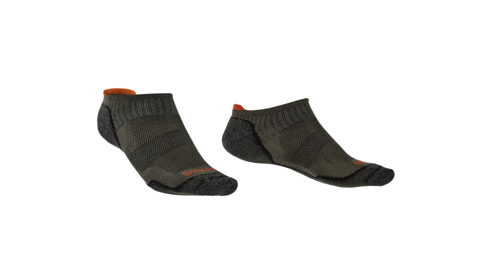 Bridgedale Trail Sport Ultralight No Show Socks - Mens, Gunmetal, Medium, 710190-866-M