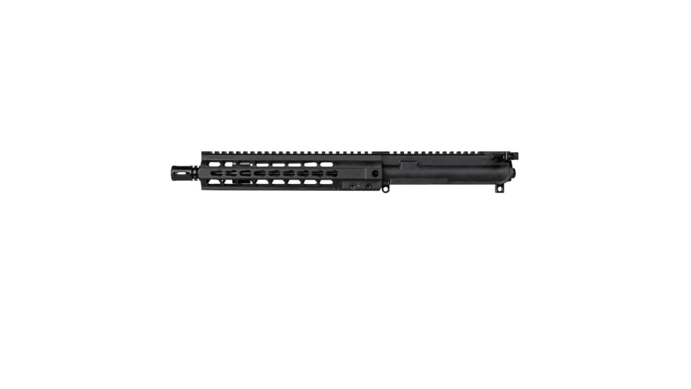 Brigade Manufacturing AR Complete Upper Receiver Forged, 5.56, 10.5 inch Barrel, Black Charging Handle, 10 inch Rail, A2 Flash Hider, U5610510
