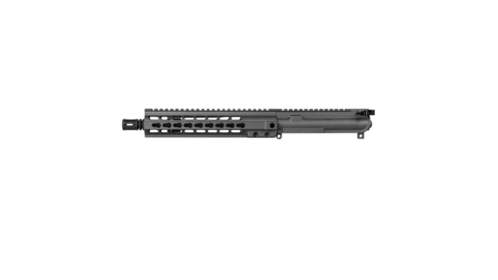 Brigade Manufacturing AR Complete Upper Receiver Forged, 5.56, 10.5 inch Barrel, Tungsten Charging Handle, 10 inch Rail, A2 Flash Hider, U5610530