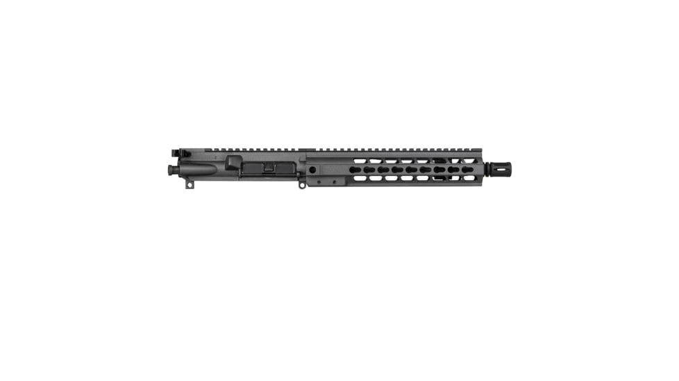 Brigade Manufacturing AR Complete Upper Receiver Forged, 5.56, 10.5 inch Barrel, Tungsten Charging Handle, 10 inch Rail, A2 Flash Hider, U5610530