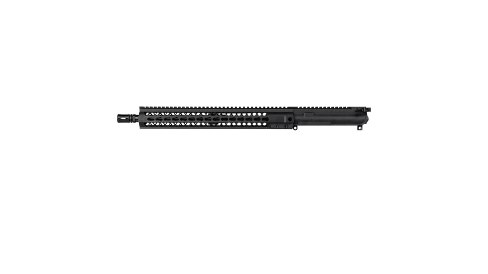 Brigade Manufacturing AR Complete Upper Receiver Forged, 5.56, 16 inch Barrel, Black Charging Handle, 15 inch Rail, A2 Flash Hider, U5611610
