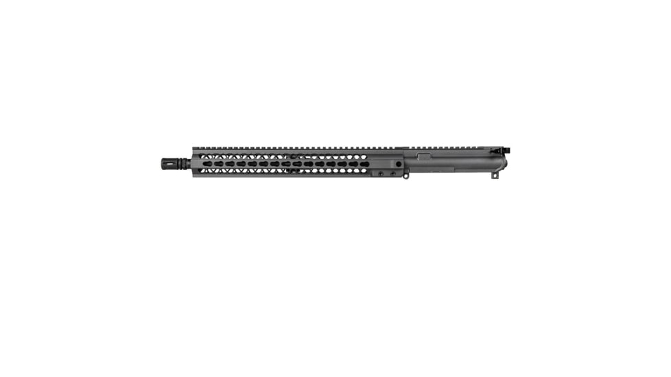 Brigade Manufacturing AR Complete Upper Receiver Forged, 5.56, 16 inch Barrel, Tungsten Charging Handle, 15 inch Rail, A2 Flash Hider, U5611630