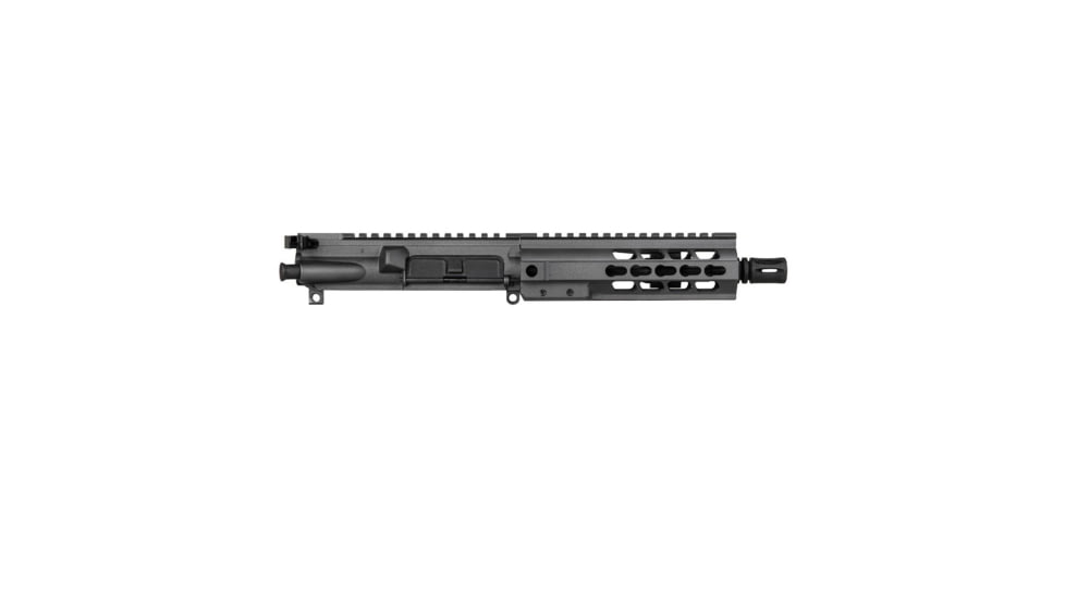 Brigade Manufacturing AR Complete Upper Receiver Forged, 5.56, 7.5 inch Barrel, Tungsten Charging Handle, 7 inch Rail, A2 Flash Hider, U5617530