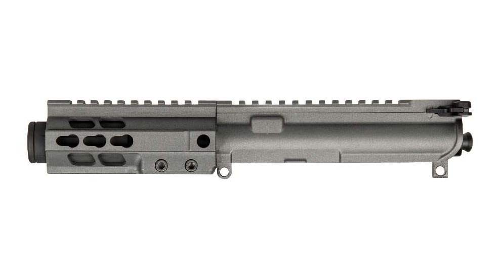 Brigade Manufacturing AR Complete Upper Receiver Forged, 9mm, 5.5 inch Barrel, Tungsten Mini Can, 5 inch Rail, No Charging Handle NO BCG, U091553V