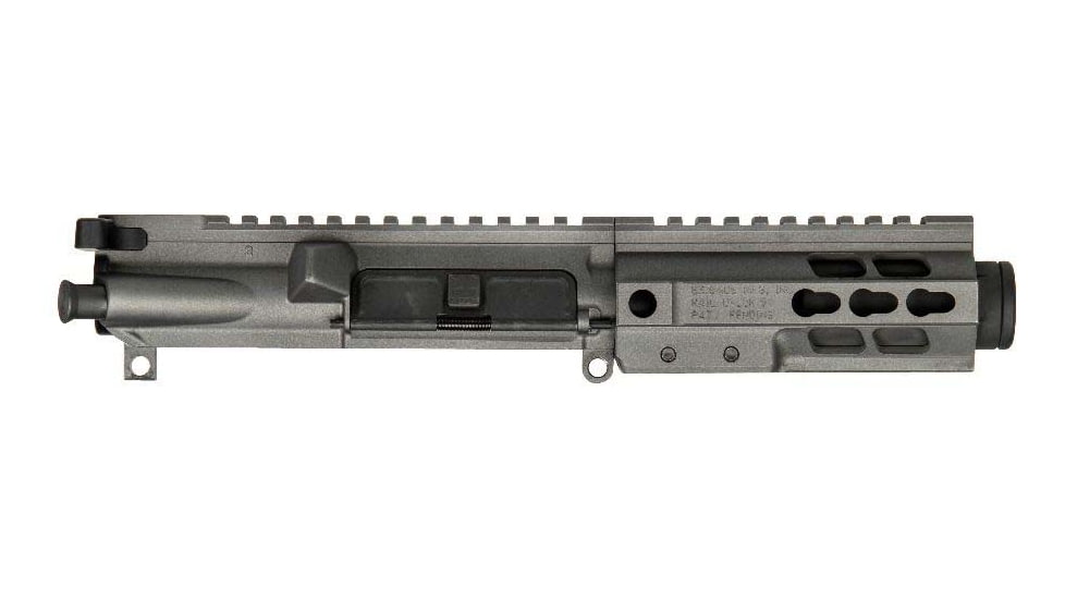 Brigade Manufacturing AR Complete Upper Receiver Forged, 9mm, 5.5 inch Barrel, Tungsten Mini Can, 5 inch Rail, No Charging Handle NO BCG, U091553V