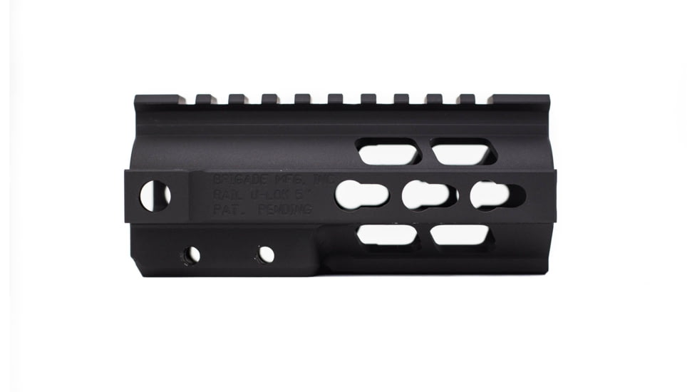 USED Brigade Manufacturing AR Handguard Rail, Black, 5 in, R0035010, EDEMO1, Used, Condition Good, Inspect and Rebox