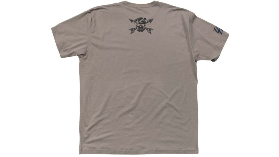 Brigade Manufacturing Garment Logo T-Shirt, Grey, Extra Large, GSS0A5D0