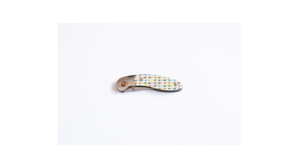 Brighten Blades Brave Folding Knife w/ Case, 2.56in, 8Cr13MoV Stainless Steel, Clip Point, Multi, BB-107