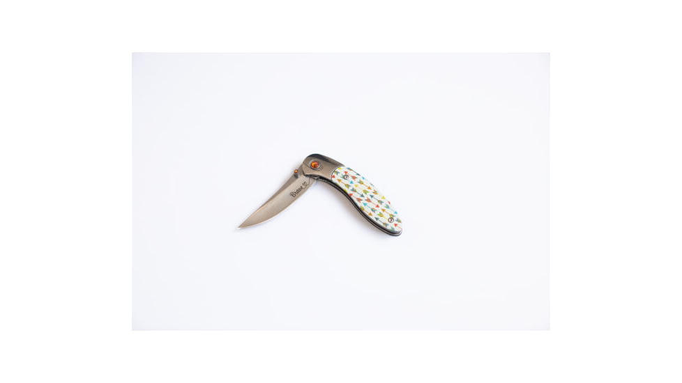 Brighten Blades Brave Folding Knife w/ Case, 2.56in, 8Cr13MoV Stainless Steel, Clip Point, Multi, BB-107