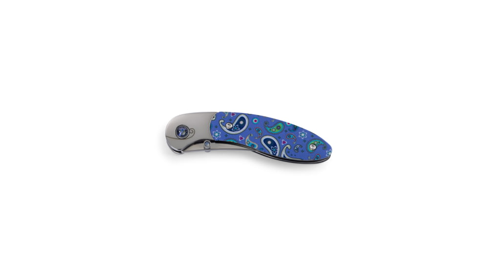 Brighten Blades Happy Folding Knife w/ Case, 2.56in, 8Cr13MoV Stainless Steel, Clip Point, Multi, BB-102