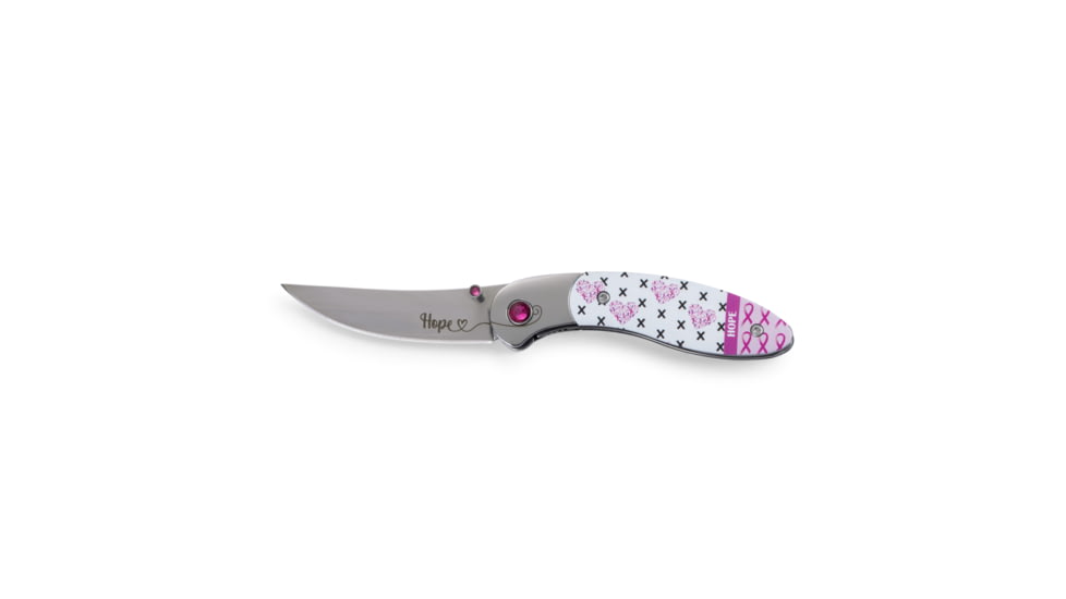 Brighten Blades Hope Folding Knife w/ Case, 2.56in, 8Cr13MoV Stainless Steel, Clip Point, Multi, BB-104