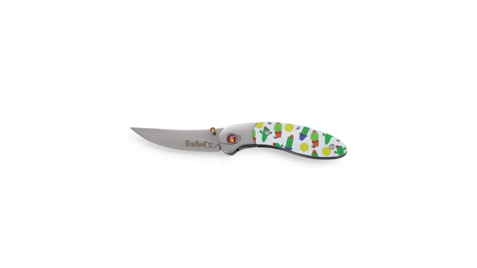 Brighten Blades Resilient Folding Knife w/ Case, 2.56in, 8Cr13MoV Stainless Steel, Clip Point, Multi, BB-106