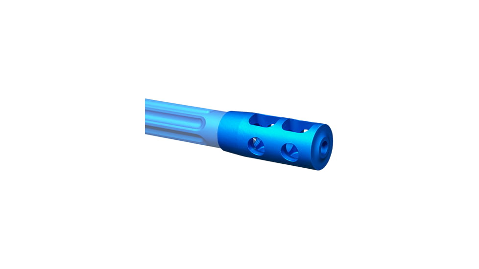 Briley Compensator for the Lightweight Raptor Barrel, Blue, 1022-R-C750BLU