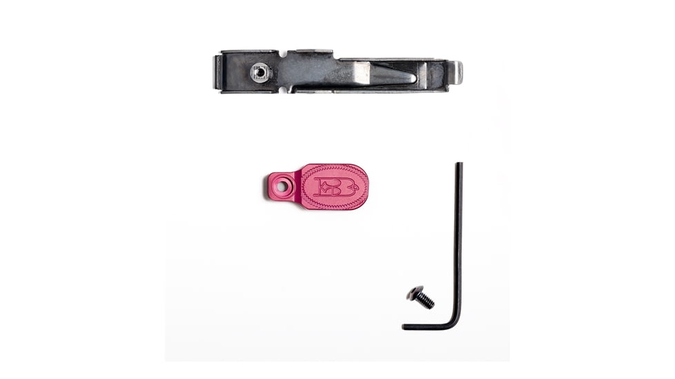Briley EZ Bolt Release Lever for Benelli/Franchi w/ Anodized Paddle/Latch for M1, M2, M4, Super Sport, Pink, TSPA-15PNKL