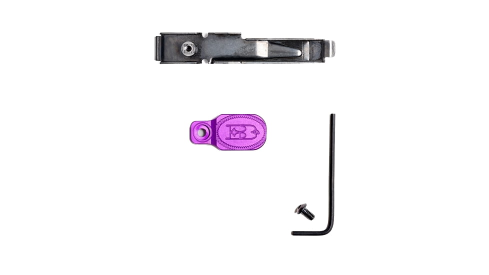 Briley EZ Bolt Release Lever for Benelli/Franchi w/ Anodized Paddle/Latch for M1, M2, M4, Super Sport, Purple, TSPA-15PURL