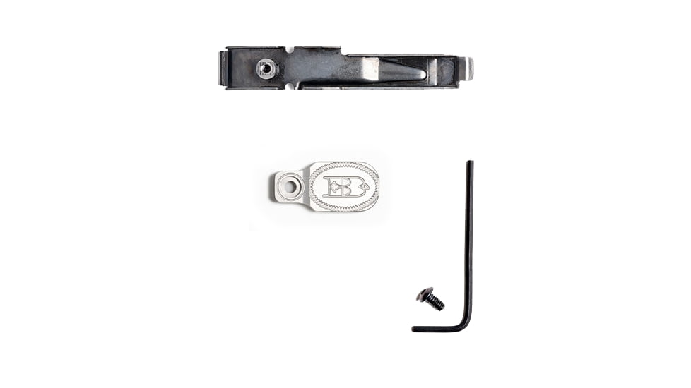 Briley EZ Bolt Release Lever for Benelli/Franchi w/ Anodized Paddle/Latch for M1, M2, M4, Super Sport, Silver, TSPA-15SILL