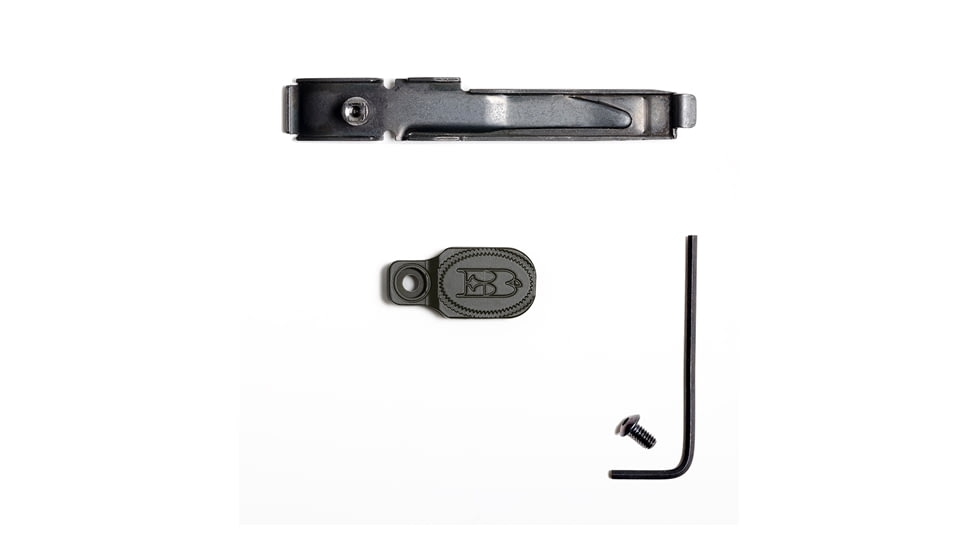 Briley EZ Bolt Release Lever for Benelli/Franchi w/ Anodized Paddle/Latch for SBE I, SBE II, Black, TSPA-15BLKL3.5