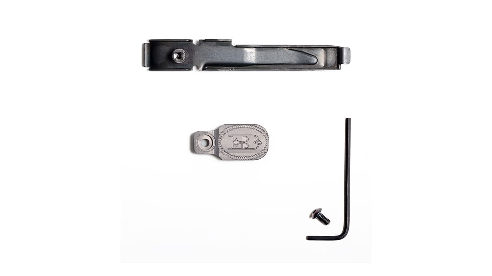 Briley EZ Bolt Release Lever for Benelli/Franchi w/ Anodized Paddle/Latch for SBE I, SBE II, Grey, TSPA-15GRYL3.5
