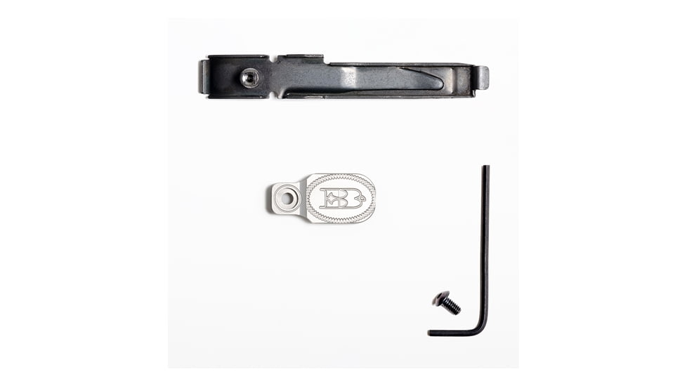 Briley EZ Bolt Release Lever for Benelli/Franchi w/ Anodized Paddle/Latch for SBE I, SBE II, Silver, TSPA-15SILL3.5