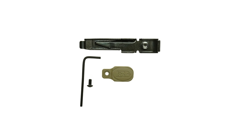 Briley EZ Bolt Release Lever for Benelli/Franchi w/ Cerakote Latch/Paddle for M1, M2, M4, Super Sport, Flat Dark Earth, TSPA-15FDEL