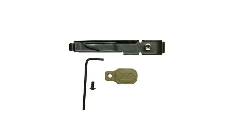 Briley EZ Bolt Release Lever for Benelli/Franchi w/ Cerakote Latch/Paddle for SBE I, SBE II, Flat Dark Earth, TSPA-15FDEL3.5