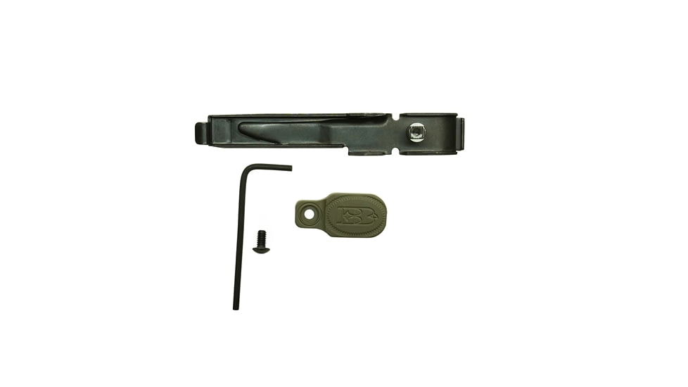 Briley EZ Bolt Release Lever for Benelli/Franchi w/ Cerakote Latch/Paddle for SBE I, SBE II, OD Green, TSPA-15ODEL3.5