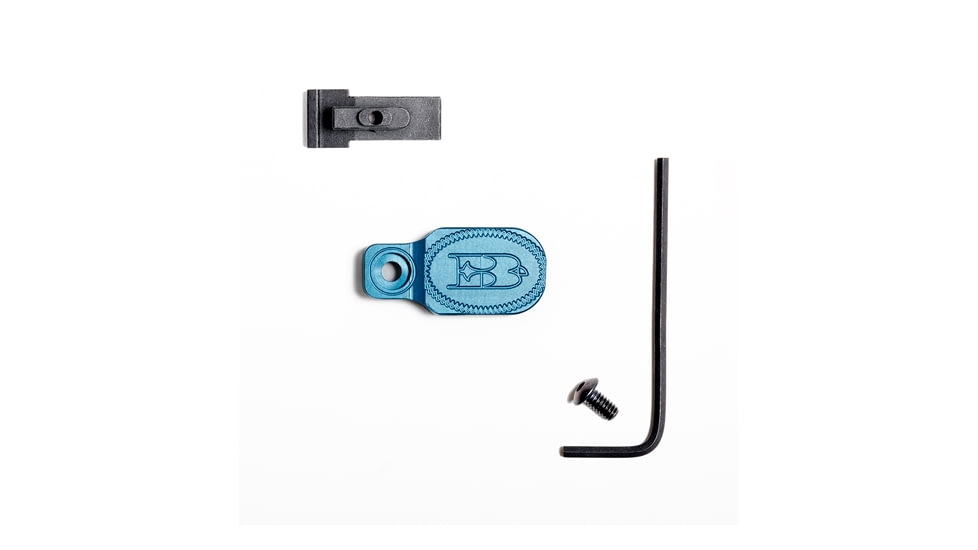 Briley EZ Bolt Release Lever Kit for Benelli Ethos/SBEIII 28 Gauge Anodized, Blue, TSPA-15E28BLU