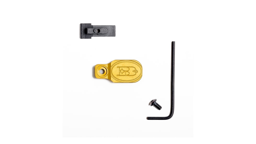 Briley EZ Bolt Release Lever Kit for Benelli Ethos/SBEIII 28 Gauge Anodized, Gold, TSPA-15E28GLD