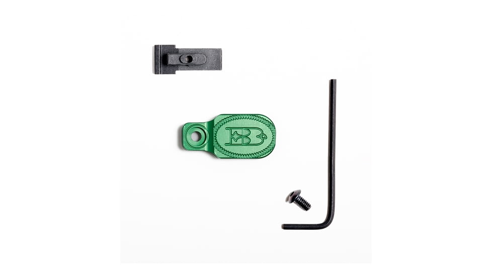 Briley EZ Bolt Release Lever Kit for Benelli Ethos/SBEIII 28 Gauge Anodized, Green, TSPA-15E28GRN