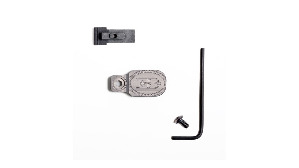 Briley EZ Bolt Release Lever Kit for Benelli Ethos/SBEIII 28 Gauge Anodized, Grey, TSPA-15E28GRY