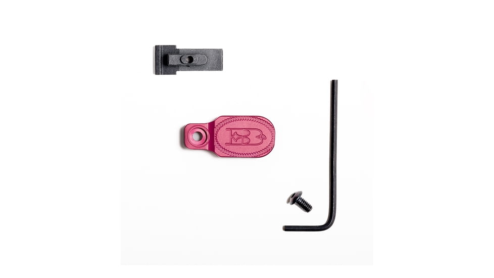 Briley EZ Bolt Release Lever Kit for Benelli Ethos/SBEIII 28 Gauge Anodized, Pink, TSPA-15E28PNK
