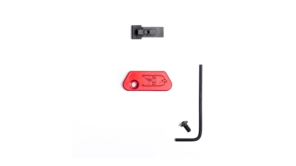 Briley EZ Bolt Release Lever Kit for Benelli Ethos/SBEIII, Tactical, 12/20 Gauge, Red, TSPA-15ETRED