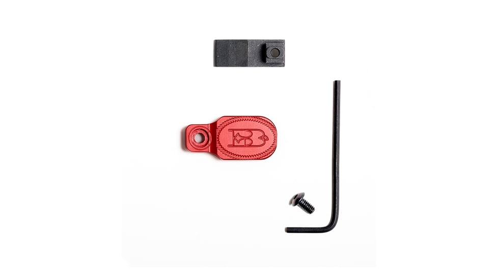 Briley EZ Bolt Release Lever Kit for Beretta - Anodized 12/28 Gauge, Red, TSPA-26RED