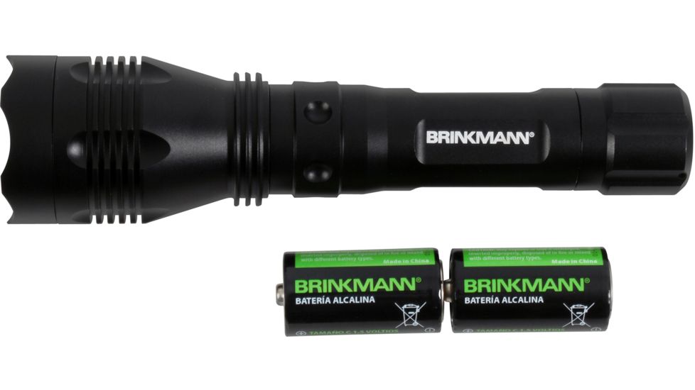 Brinkmann Outdoors ArmorMax 2C 155 Lumens LED Tactical Flashlight, Black 809-8522-0