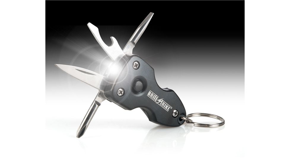 Brite Strike Technologies Anodized Aluminum 6 in 1 LED Multi-tool, Black BSLMT-30