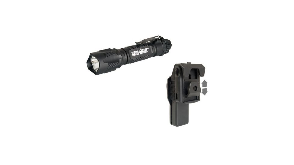 Brite Strike Blue Dot Tactical KIT Includes Blue Dot  Hi Tactical Flashlight and Articulating Tactical Holster