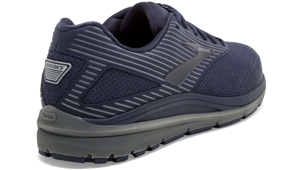 Brooks Addiction Walker Suede Shoes - Mens, Wide, Peacoat/Shade/Peacoat, 13.0, 1103192E445.130