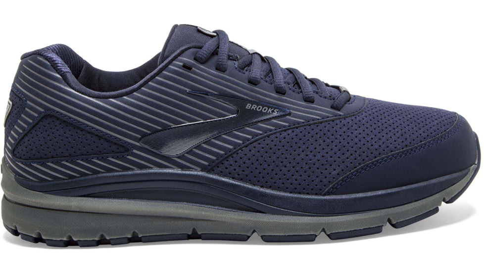 Brooks Addiction Walker Suede Shoes - Mens, Wide, Peacoat/Shade/Peacoat, 13.0, 1103192E445.130