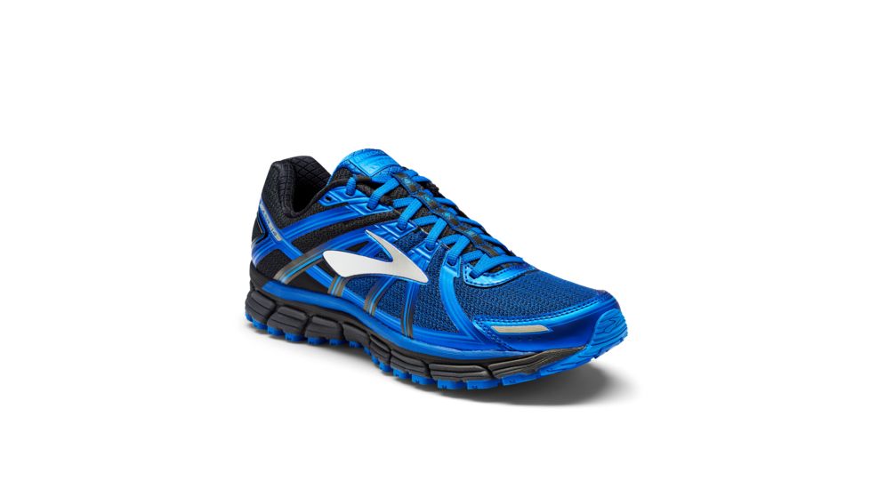 Brooks Adrenaline ASR 14 Men's Road Running Shoe, Black/Ebony/Lapis Blue, 110254 035