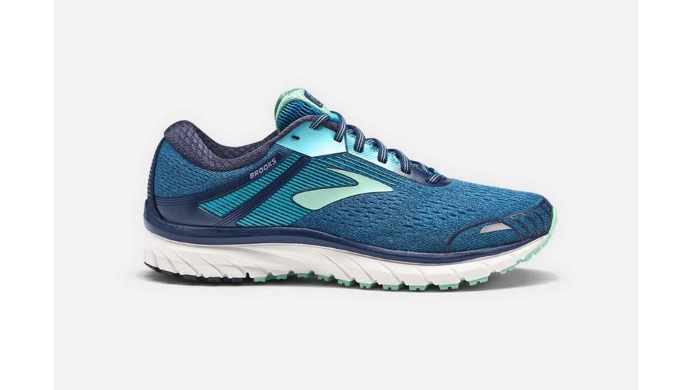 Brooks Adrenaline GTS 18 Womens Road Running Shoes, Navy/Teal/Mint, 5 US, Medium, 1202681B495.050