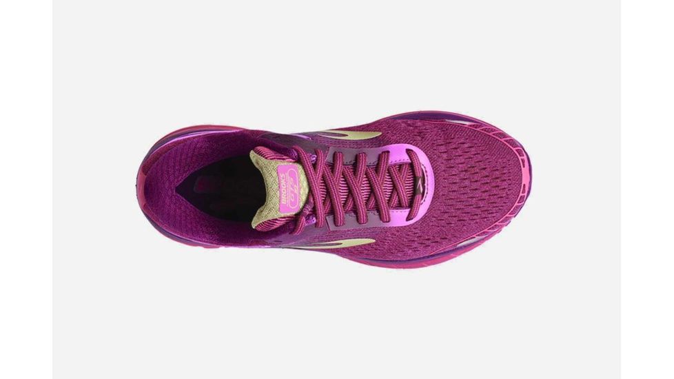 Brooks Adrenaline GTS 18 Womens Road Running Shoes, Pink/Plum/Champagne, 5 US, Medium, 1202681B630.050
