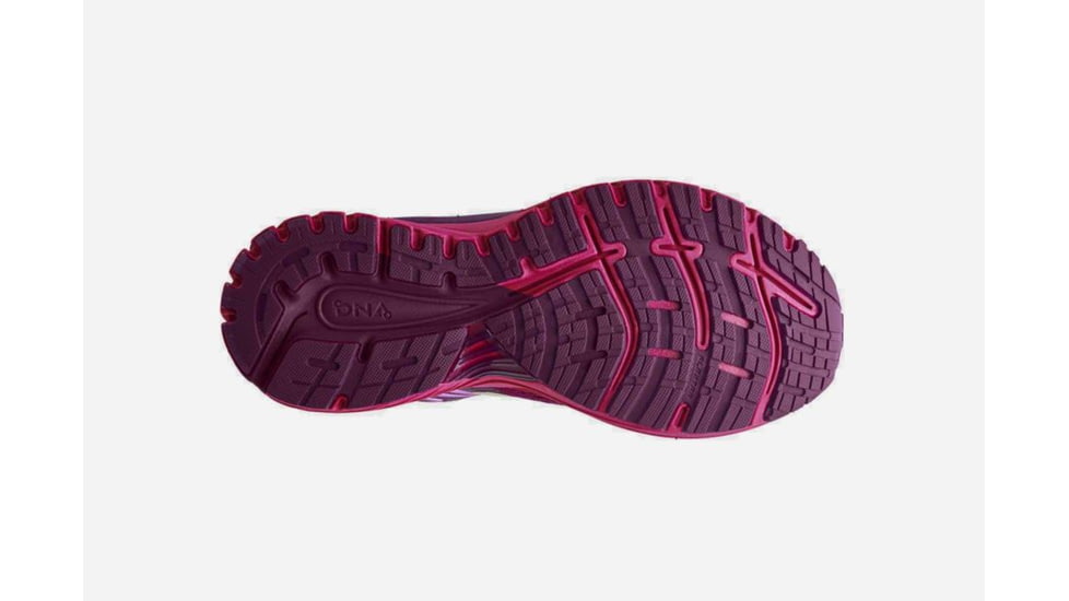 Brooks Adrenaline GTS 18 Womens Road Running Shoes, Pink/Plum/Champagne, 5 US, Medium, 1202681B630.050