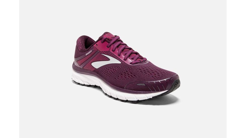 Brooks Adrenaline GTS 18 Womens Road Running Shoes, Purple/Pink/Silver, 8 US, Medium, 1202681B516.080