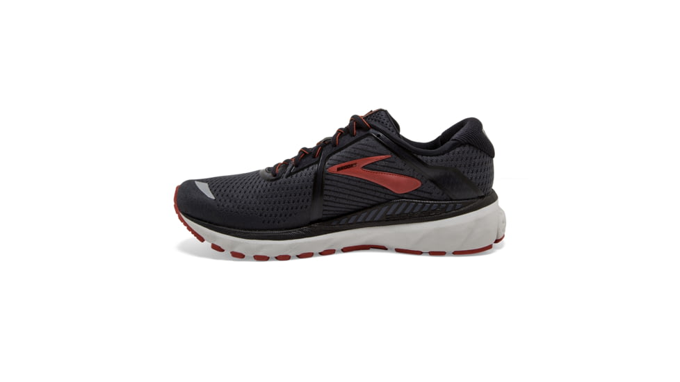 Brooks Adrenaline GTS 20 Road Running Shoe - Mens, Black/Ebony/Ketchup, Medium, 7.0, 1103071D029.070