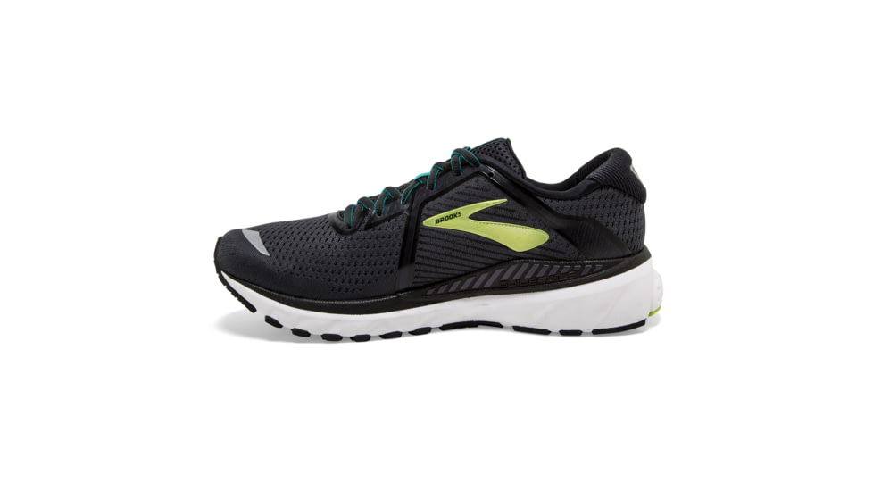 Brooks Adrenaline GTS 20 Road Running Shoe - Mens, Black/Lime/Blue Grass, Medium, 7.0, 1103071D018.070