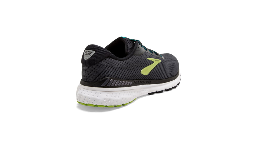 Brooks Adrenaline GTS 20 Road Running Shoe - Mens, Black/Lime/Blue Grass, Medium, 7.0, 1103071D018.070