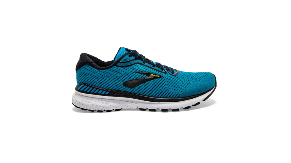 Brooks Adrenaline GTS 20 Road Running Shoe - Mens, Blue/Black/Nightlife, Medium, 7.0, 1103071D456.070